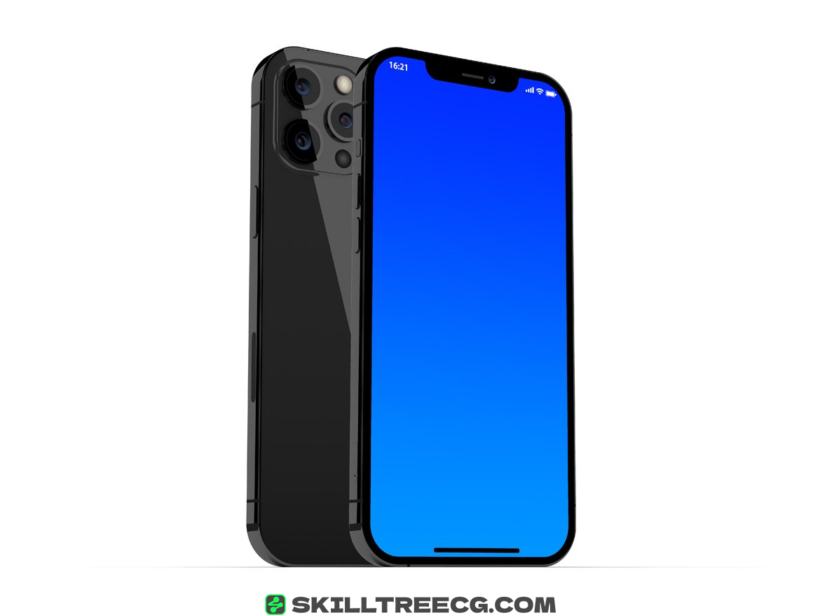 图片[4]-iPhone 12 PSD Mockups in All Colors（448565）-技能树